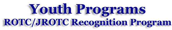 Youth Programs ROTC/JROTC Recognition Program