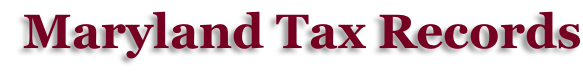 Maryland Tax Records